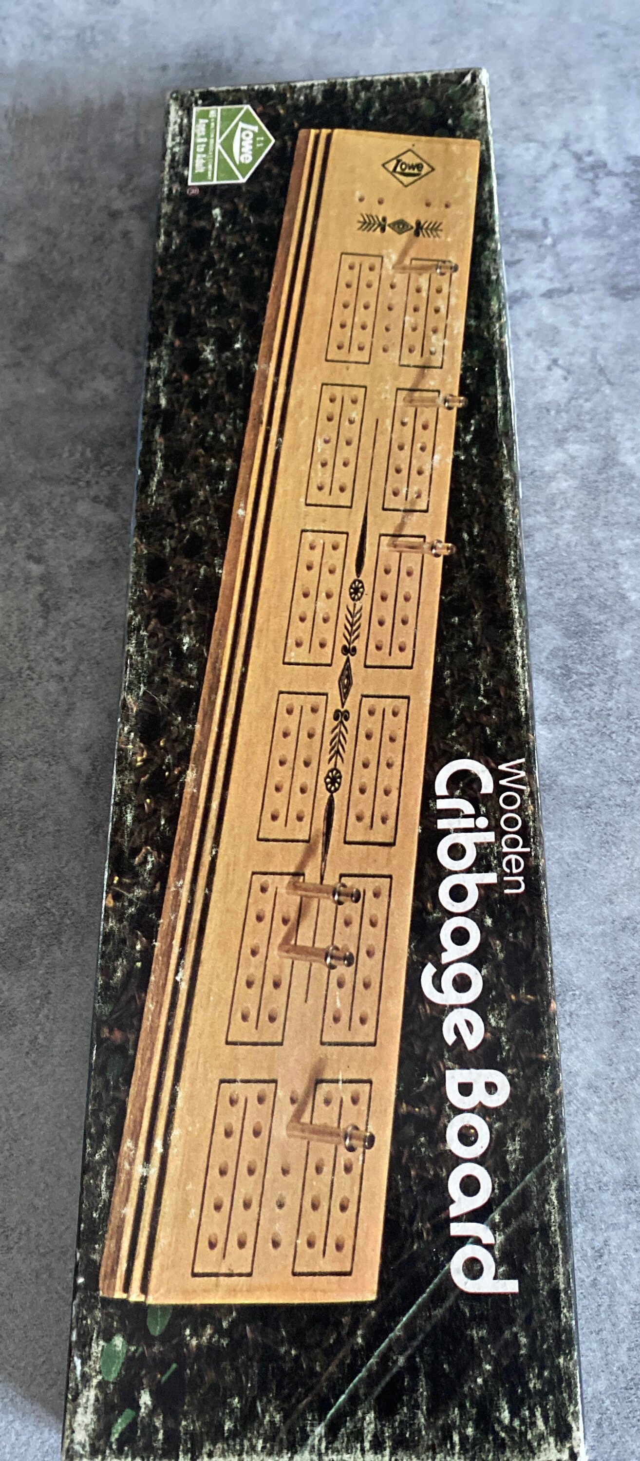 Vintage Lowe Wooden Cribbage Board 1970s - Etsy