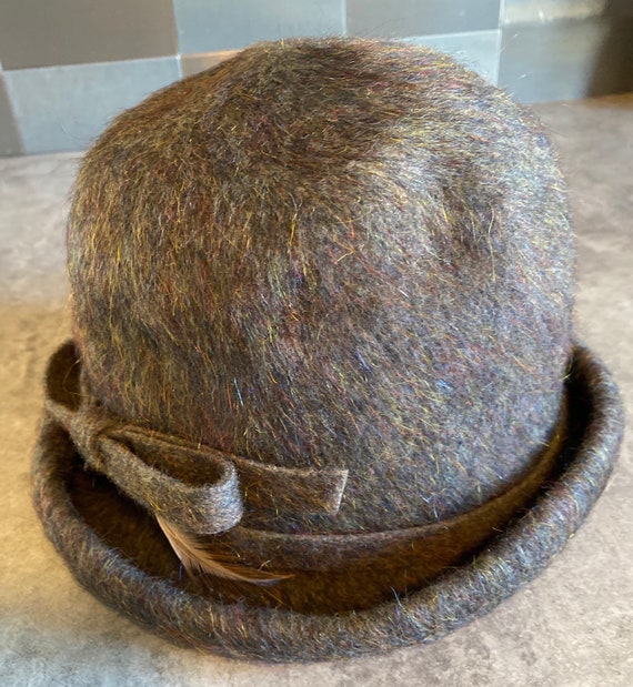 Vintage Henry Pollack Heather Mist Wool Hat - image 2