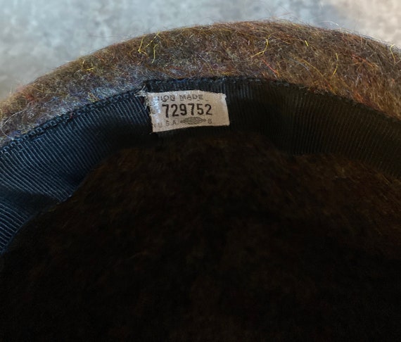 Vintage Henry Pollack Heather Mist Wool Hat - image 5