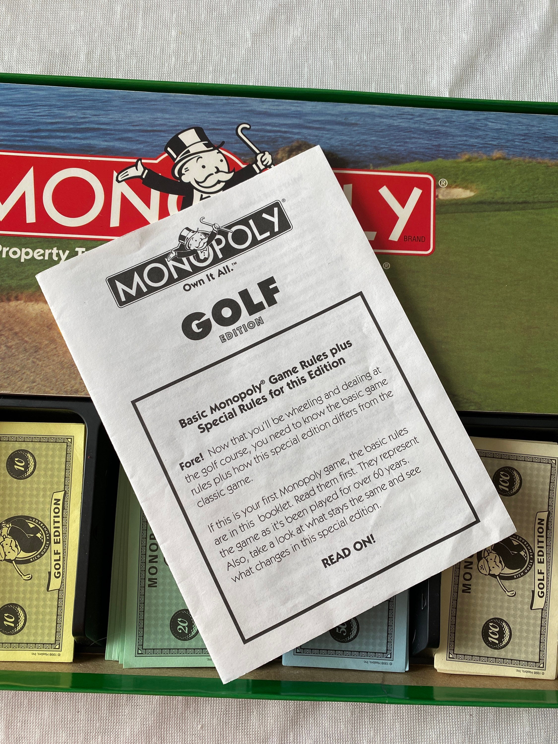 Vintage Monopoly Game Golf Edition by Parker Brothers Etsy