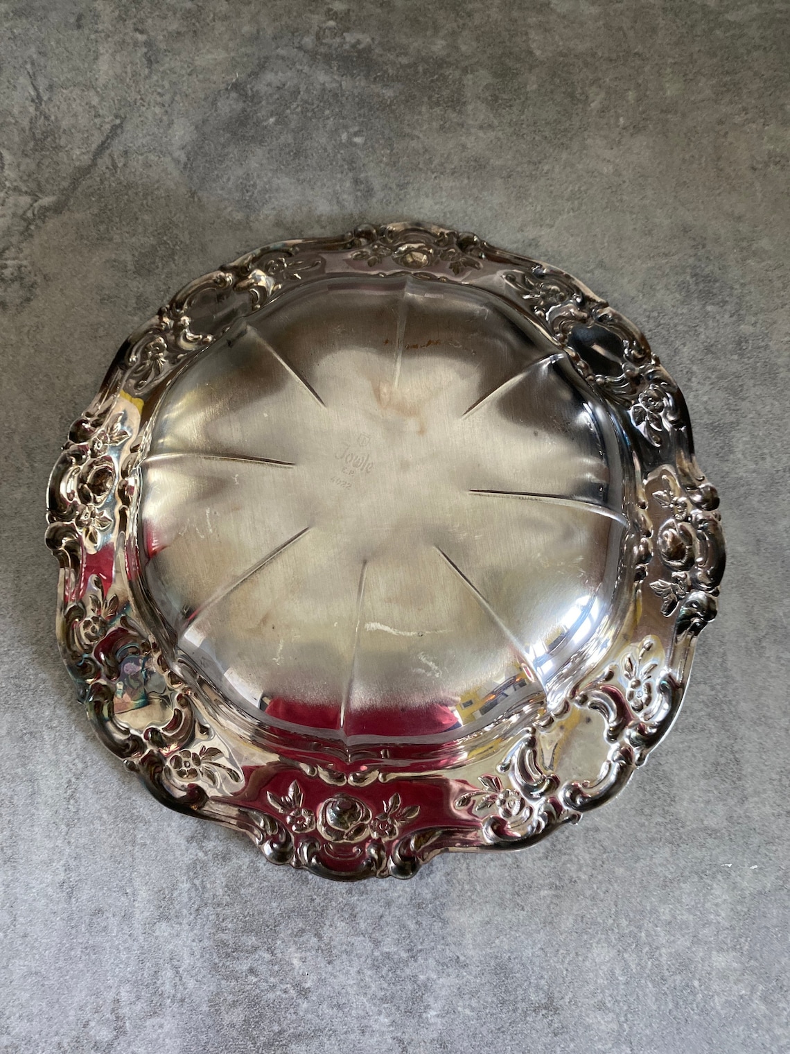 Vintage Jowle Silver Decorative Bowl Etsy