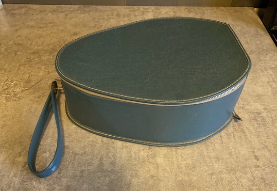 Vintage Blue Small Suitcase