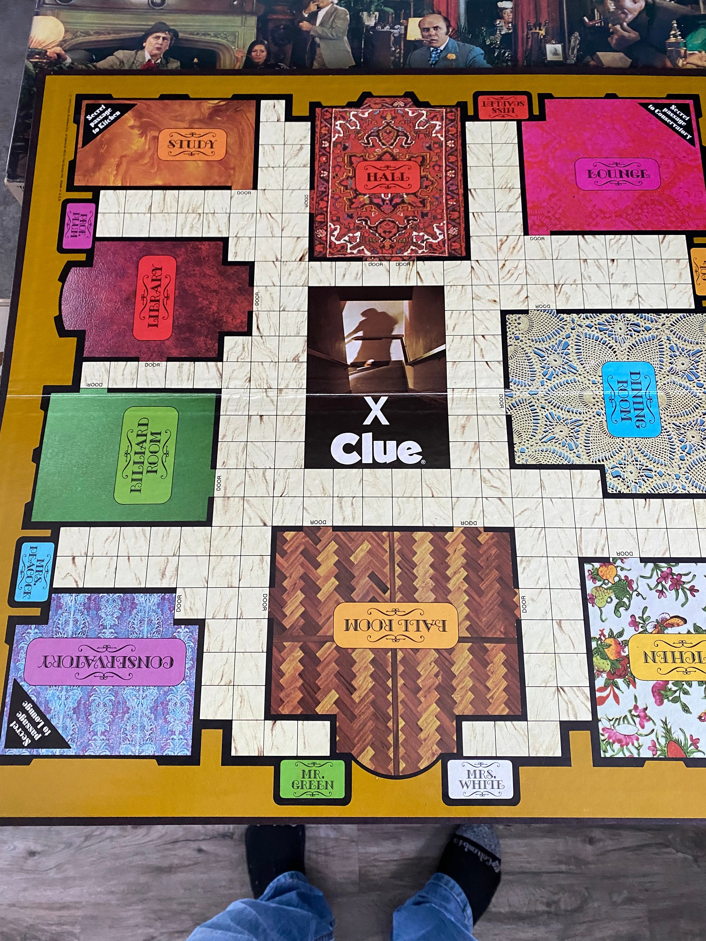 Vintage 1972 Parker Bros Clue Board Game - Etsy