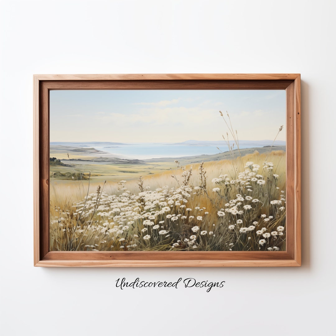 Stampa D'arte Olio Su Carta Artery8 - Cottage Scozzese Con Fiori, 18x24 Pollici, Per Soggiorno E Casa
