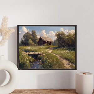 Old Barn Art Printout Printable Wall Art Vintage Art Prints Digital Art ...