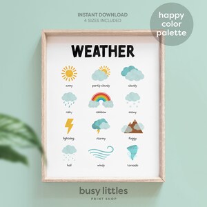 Cartel del tiempo del arco iris, cartel de la enseñanza del tiempo, descarga instantánea, póster preescolar, educación en el hogar, decoración del aula, decoración de la guardería