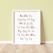 Muted Rainbow Pastel Nursery Alphabet, Nursery Art, Printable Art ...