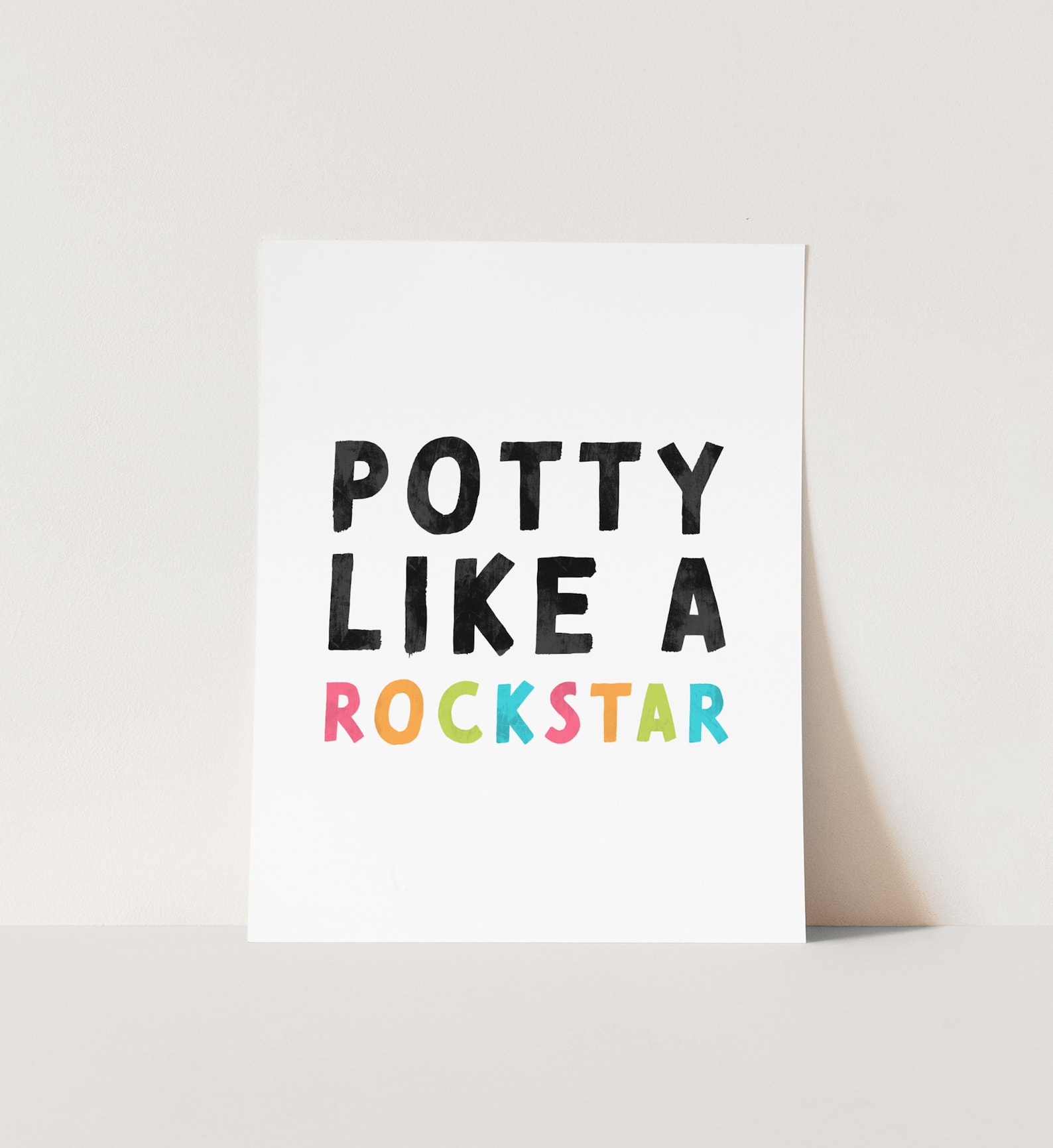 Kid's Bathroom Sign Printable Art Children's Print | Etsy