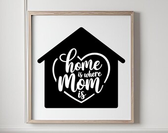 Muttertag SVG Bundle: Mom Life, Mama Zitate (Digitaler Download)