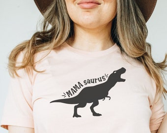Mamasaurus SVG: Moederdag dinosaurusontwerp (digitale download)