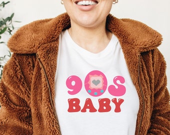 Pakiet SVG PNG z motywem dziecka z lat 90. | Uwielbiam nostalgię lat 90. | Pliki do wycinania imprez tematycznych w stylu retro lat 90. dla Cricut