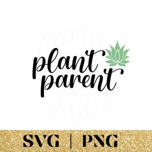 Fiero genitore di una pianta SVG: file di ritaglio di un fiore succulento (download digitale)