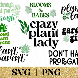 Plant SVG Bundle EIGHT items