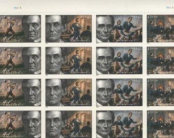 Abe Lincoln - Full Sheet of 20 Stamps