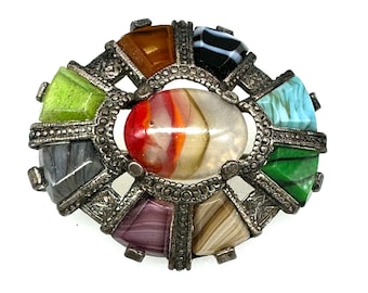 Broche en verre multi-art Miracle