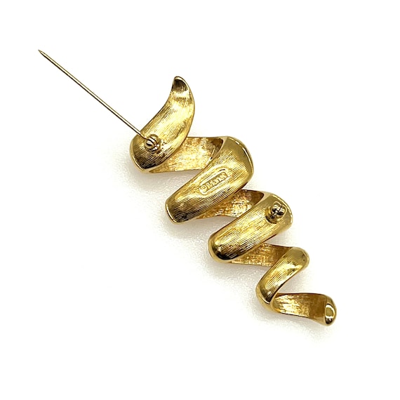 Monet Spiral Brooch - image 3