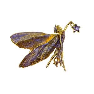 Kirks Folly Large 'Astral' Fairy Brooch in Original Box image 10