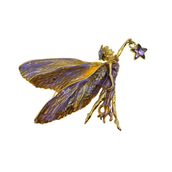 Kirks Folly Large astral Fairy Brooch in Original Box Etsy