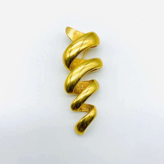 Monet Spiral Brooch