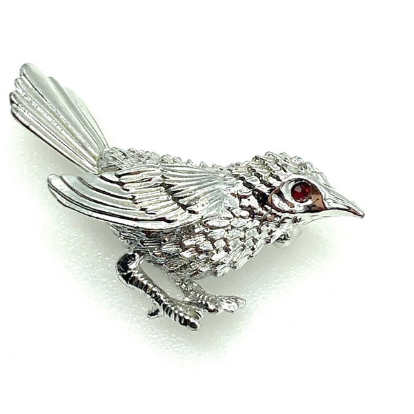 Sarah Coventry Canada  1960s bird brooch