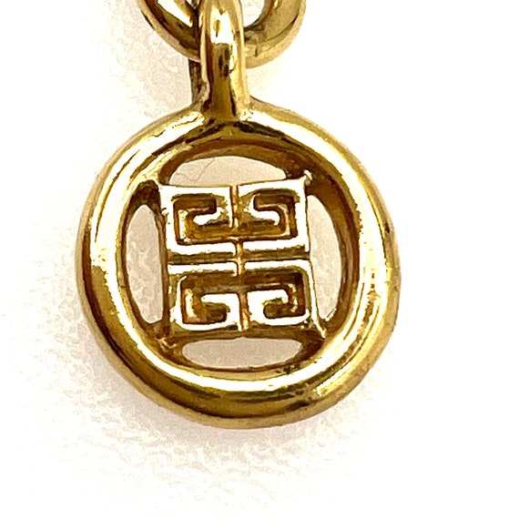 Givenchy Large Open Work Heart-Shaped Leaf Link B… - image 7