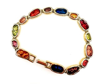 CIRO Multi Colour Enamel Bracelet