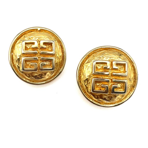 Parfums Givenchy-France 4G Logo Clip On Earrings - image 5