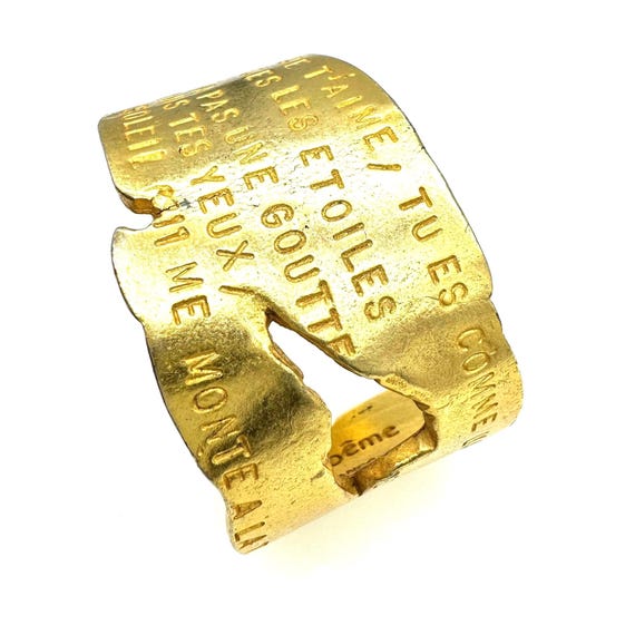 Bracelet Manchette Vintage Lancôme Poême 1996 - Occasion Bon état