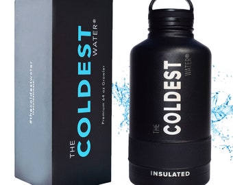The Coldest Water Bottle 21oz Custom Personalize Engraved Etsy