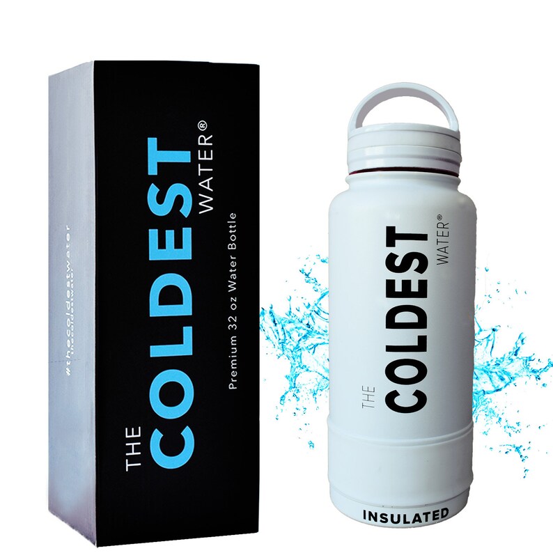 The Coldest Water Bottle 32oz Custom Personalize Engraved Etsy