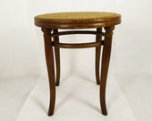 Thonet stool antique bentwood hocker chair No. 4611 - Vienna school