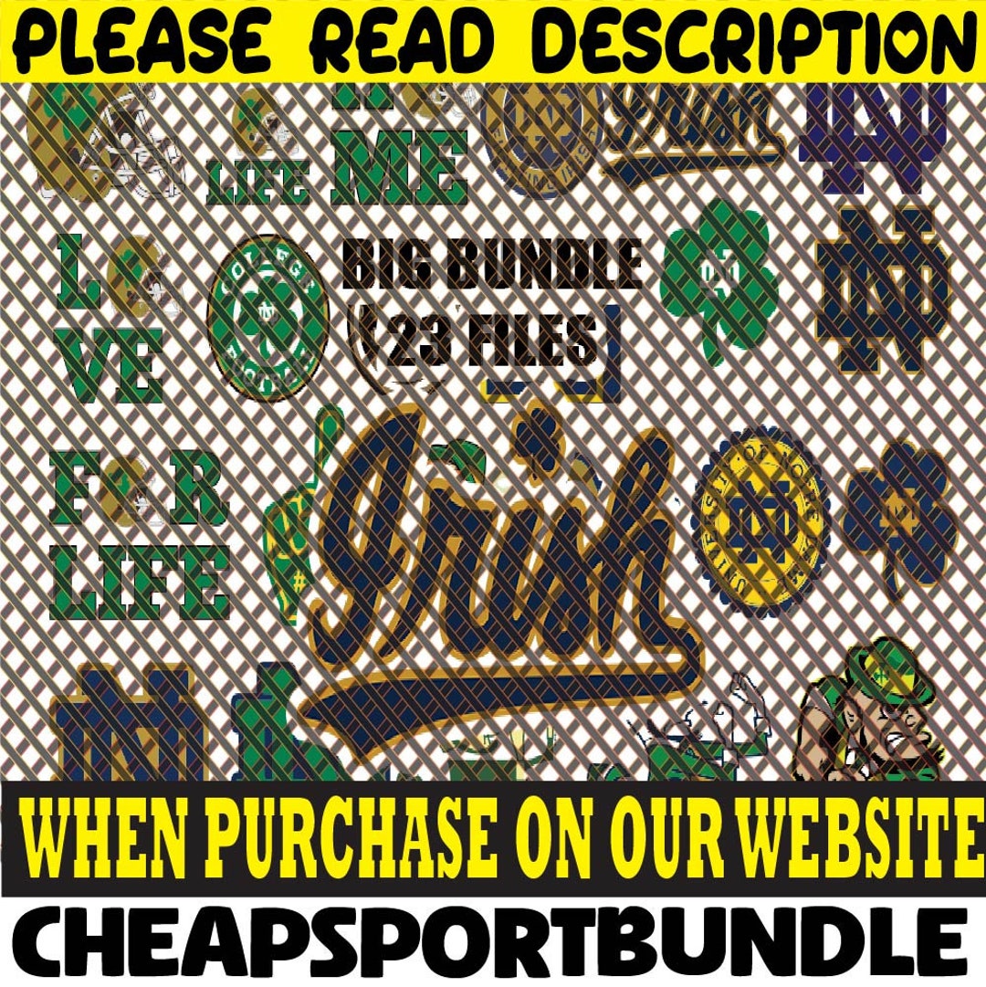 Files-notre-dame-bundle Svg N C A A Svg Notre Dame Svg - Etsy