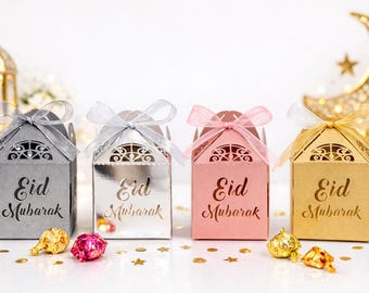Eid Mubarak Favour Boxes – DIY Treat Boxes, Flat Pack