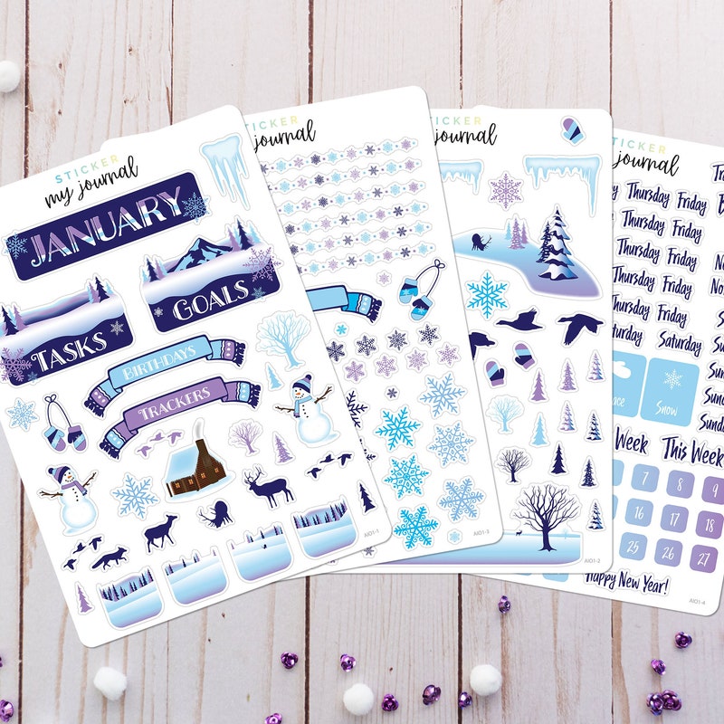 Journal Stickers - Etsy