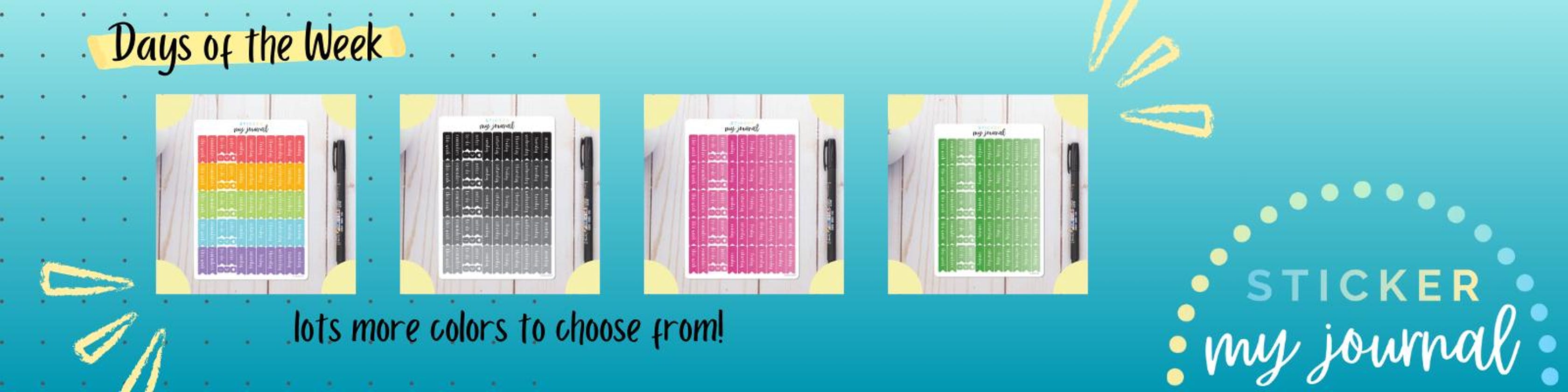 StickerMyJournal - Etsy