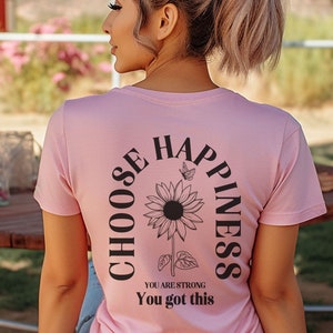 Elija Felicidad Svg Png, Girasol Svg, Cricut Svg, Self Love Svg, Inspirational Svg, Kindness Svg, Tshirt Svg, Boho svg, Butterfly Svg
