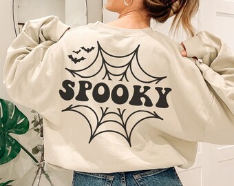 Spooky Spiderweb Svg Png, Bats Svg, Stay Spooky SVG y PNG, Halloween Svg, Spooky svg, Retro Halloween svg, Spooky Season Svg, Simple Svg
