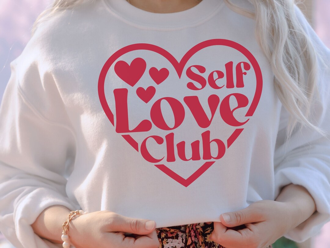 Self Love Club SVG PNG, Mental Health Svg, Self Love Svg Png, Be Kind ...