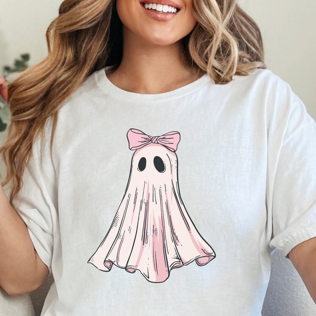 Halloween Cute Ghost Png Coquette Bow Halloween Png Halloween Png Ghost ...
