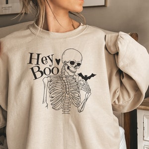 Hey Boo Skeleton Hey Boo Svg Png, Stay Spooky Svg, Skeleton Svg, Bat Svg, Halloween Png ...