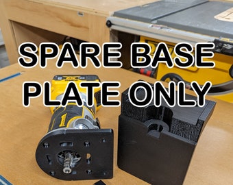 SPARE BASE PLATE for Palm Router Edge Band Trimmer for DeWalt, Milwaukee, Makita, Bosch, Ridgid, Ryobi