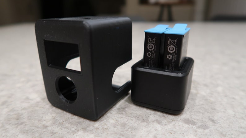 GoPro Hero 9/10/11/12 Dual Battery Charger Cover PETG image 1