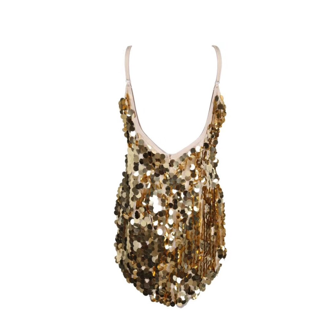 gold sequin bodycon