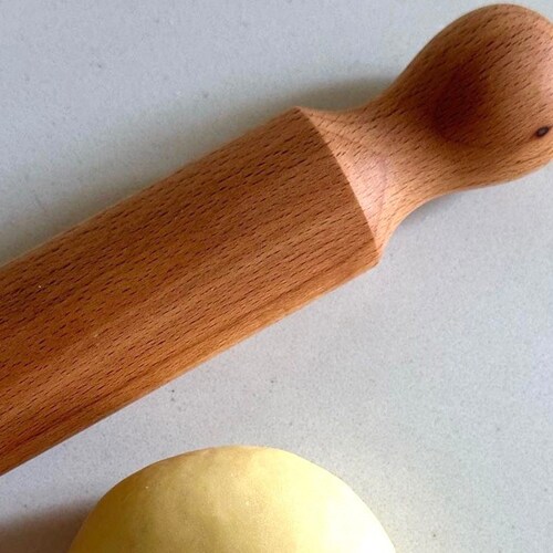 Classic Hand Turned Italian Mattarello Rolling Pin 40 Etsy
