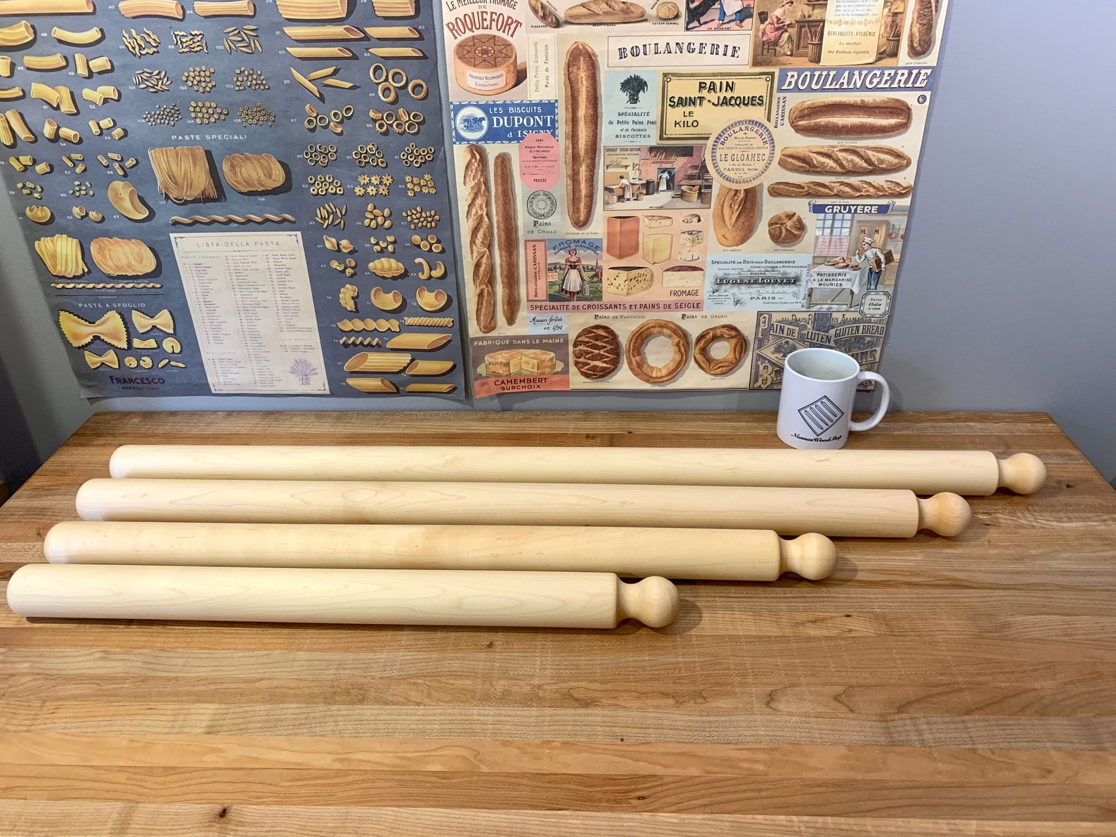Nonna’s Mattarello Italian Pasta Rolling Pin | Etsy