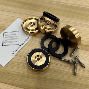 Timeless brass cutting board feet, small & large