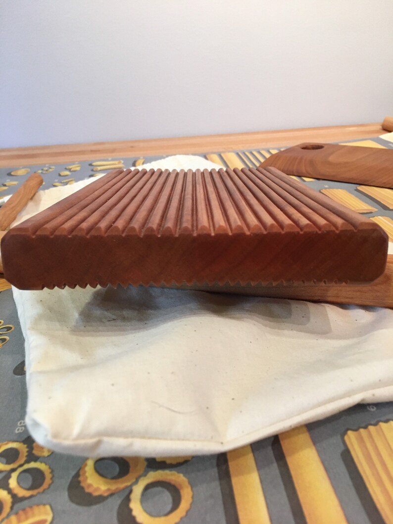 Pasta board set 6pc macaroni trofie gnocchi garganelli image 6