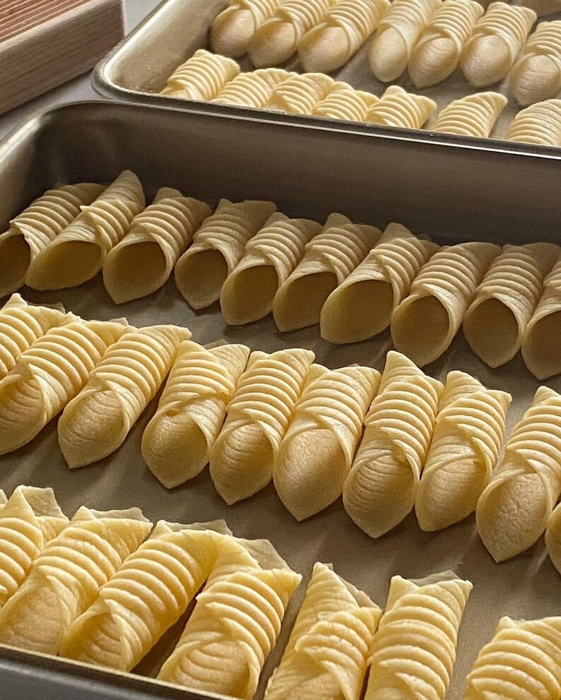 Pasta board set 6pc macaroni trofie gnocchi garganelli image 4