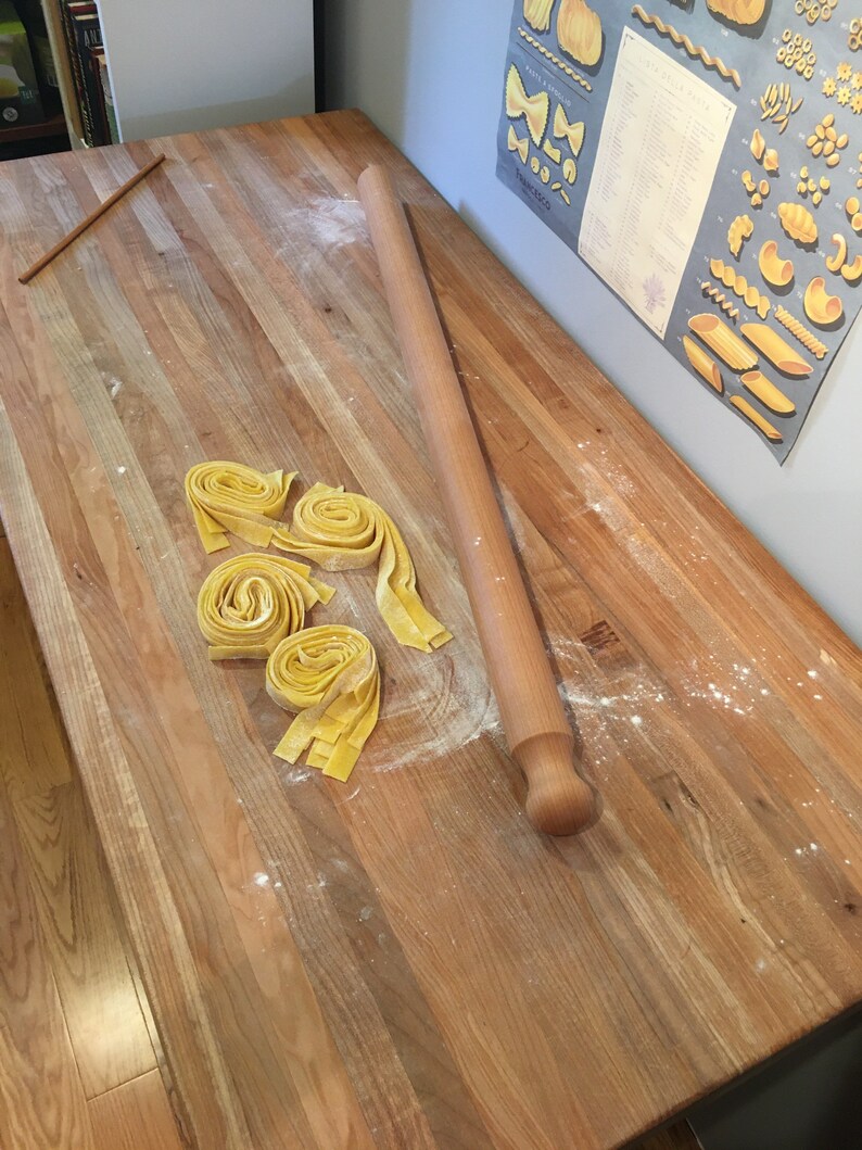 Classic Italian Mattarello Rolling Pin 36 92cm Case Etsy