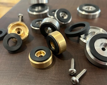 Pieds de planche à découper en laiton et en acier inoxydable